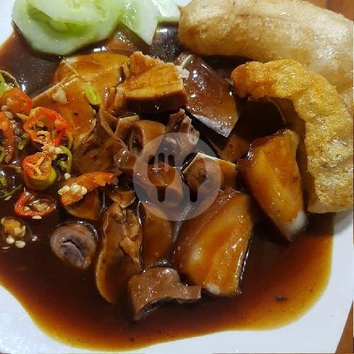 Siobak Isian Daging Dan Samcan menu Sate Plecing Siobak Singaraja Wr. Dharmasanti, Gunung Agung