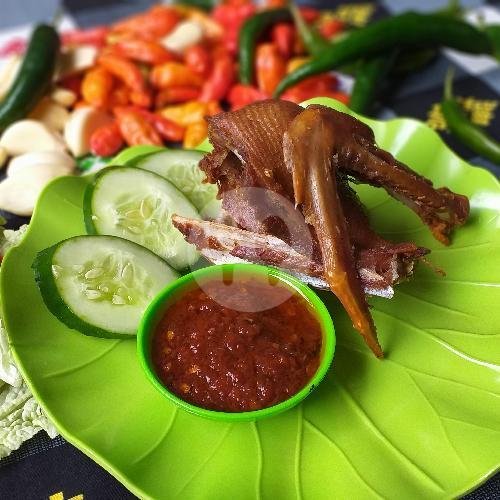 Bebek Goreng Dada Utuh JUMBO Sambal Korek menu Bebek Goreng H. Slamet, Sidakarya