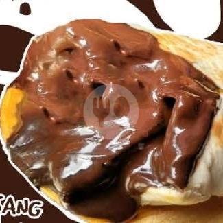 Kebab Banana With Chocolate Sauce menu Churros & Coffee Lastini, Canggu