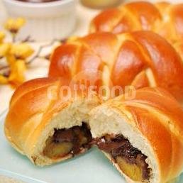 Roti Pisang Coklat menu Holland Bakery, Tuban