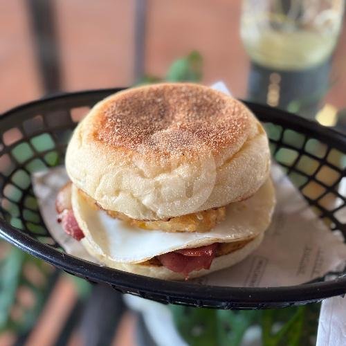 Bacon Egg Muffin menu MACHINERY Cafe, Canggu - Pererenan