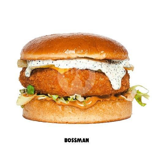 Mr. Fish Burger menu BOSSMAN Burgers, Canggu
