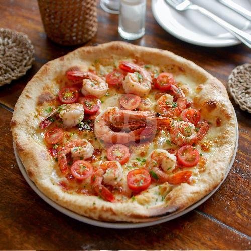 Prawn Pizza menu La Locanda Del Pittore