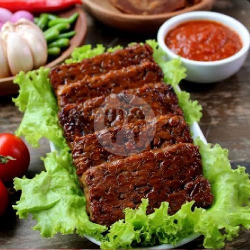 Tempe Bacem+nasi menu Ayam Kremes Sambal Ijo Dan Ayam Goreng Sambal Matah Bu Imel, Imam Bonjol