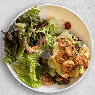 Avo-Shrimp Toast menu Amino, Gluten Free & Healthy Food Resto, Ungasan