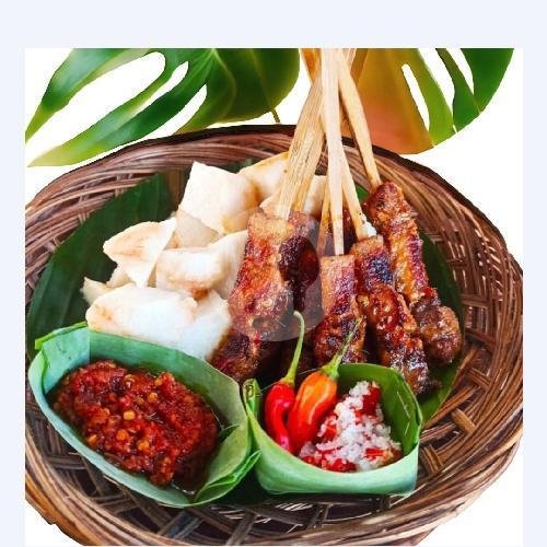 Sate Babi ( 14 Tusuk ) + Tipat menu Sate Tipat Jik Gaul