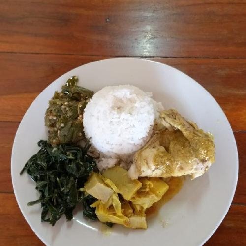 Nasi Ayam Gulai menu Rumah Makan Padang Boga Minang, Kesiman