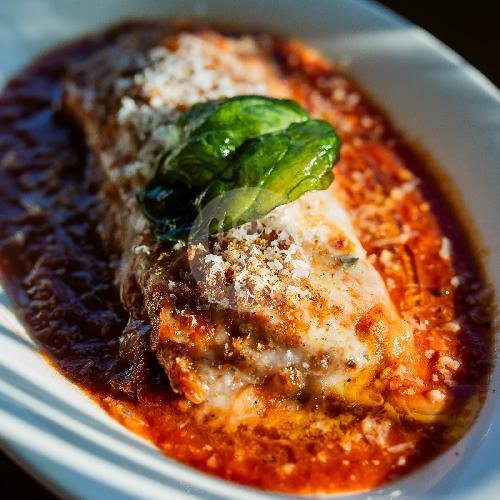 Aubergines Alla Parmigiana Starter menu Disco Pizza Palace, ULUWATU