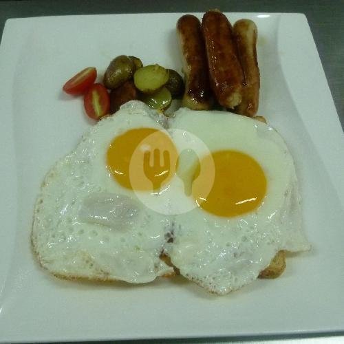 Eggs Sunny Side Up menu Temptations Bakery & Pantry, Mataram