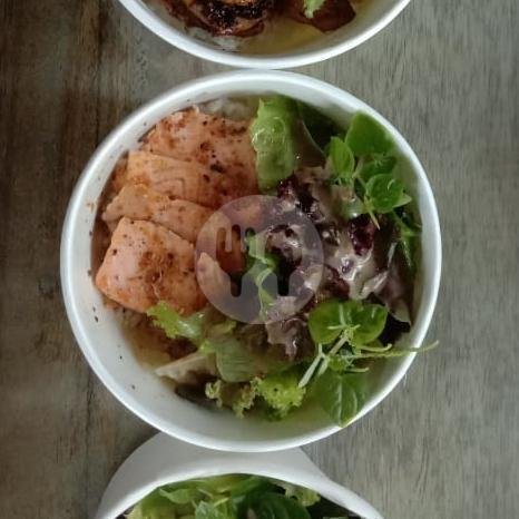 Salmon Rice Bowl menu Wagyu To Go, Jimbaran