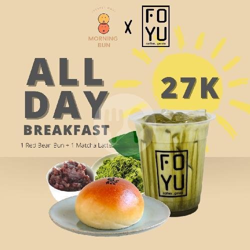 Combo - Red Bean Matcha menu Morning Bun