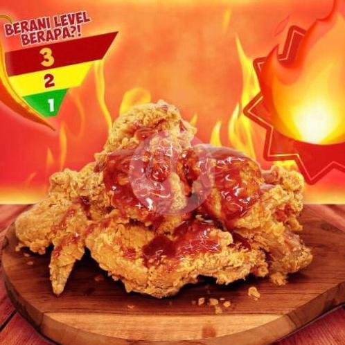 Fire Chicken Only B Breast / Thight menu ACK Friedchicken, Batu Belig