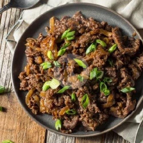 Beef Sirloin Only 200gr menu Happy Ricebowl, Gatsu