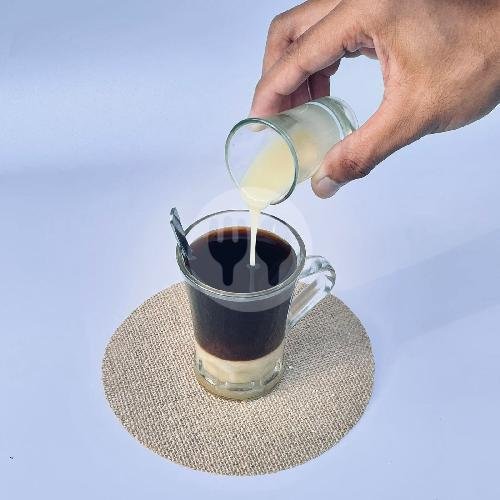 Kopi Saring Susu menu Kedai Kopi M. Aboe Talib, Denpasar