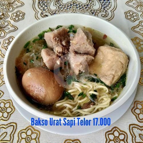 Bakso Urat Sapi + Telor menu Mie Ayam & Bakso Solo Cak Mad, Dalung Permai