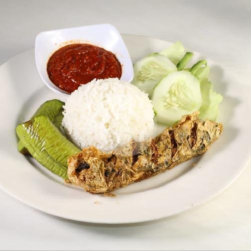 Nasi Pecel Lele Vegan menu Happy Vegetarian, Pujasera MGM Plaza