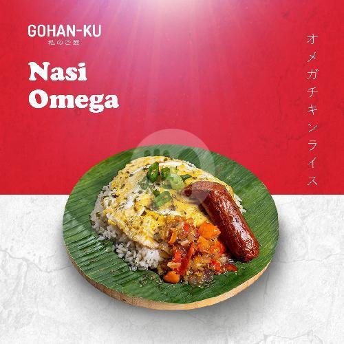 Nasi Omega menu Gohan Ku, Jimbaran