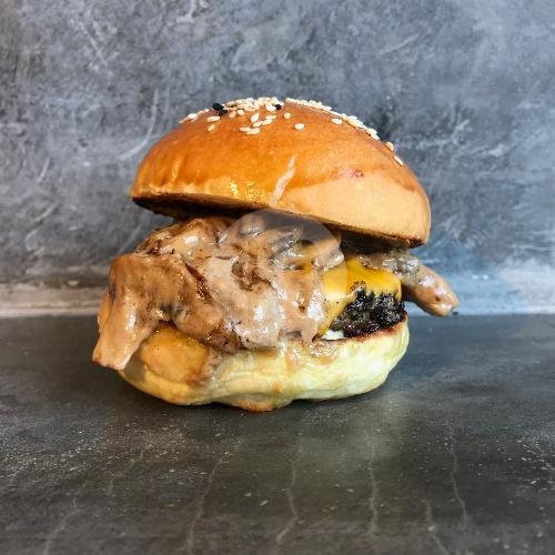 Cheesy Shroom Burger menu Bonza Burger, Sanur