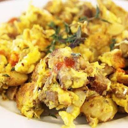 Nasi Telur Orak Arik Daging Sapi menu Ayam Geprek & Nasi Telur Si Ndoweeer, Pulau Galang