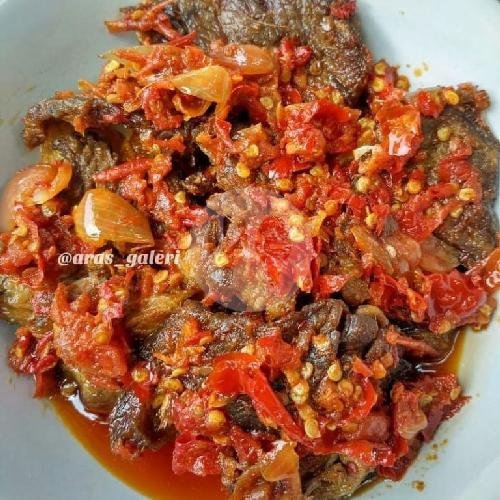 Dendeng Balado menu RM. Padang Minang Raya, Hos Cokroaminoto