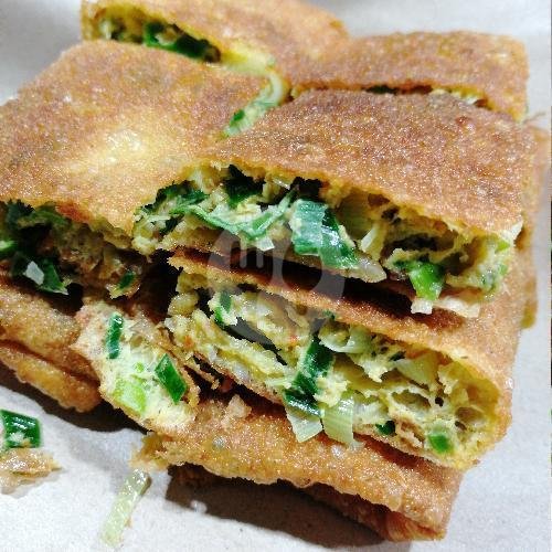 Telur Ayam, Daging Ayam + Jamur (sedang) menu Martabak Ojolali, Diponegoro