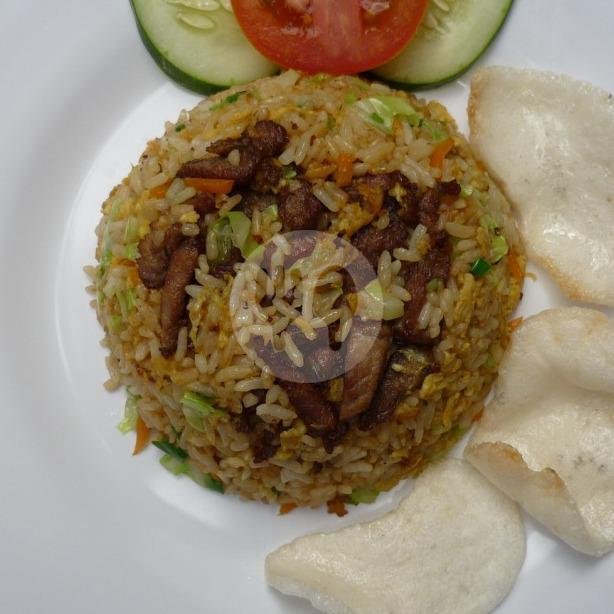 Nasi Goreng Sapi menu Warung Papa Sanz, Teuku Umar Barat