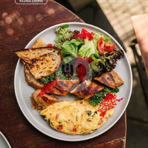 Slavinken Breakfast menu Rojima Coffee, Kuta