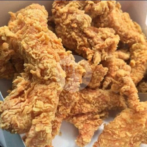 Kulit Ayam Crispy menu Ayam Geprek Crispy Chilli, Panjer