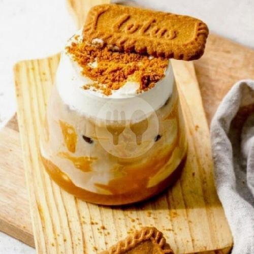 Ice Biscof Latte menu Soft Pao, Renon