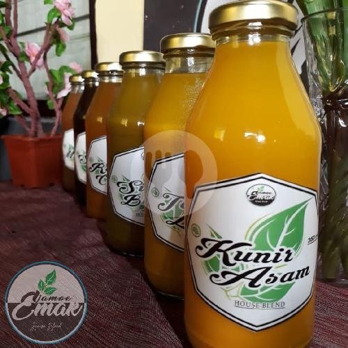 Jamu Kunir Asem, Kemasan Botol Kaca (350ml) menu Jamu Emak (Djamoe Emak), Bukit Tunggal