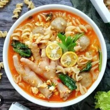 Seblak Spesial menu SEBLAK PRASMANAN TEH INDRI, Depan Alfamart Goa Gong