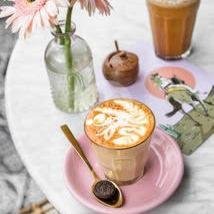 Flat White menu Coffee Cartel (Coffee And Bakery), Seminyak