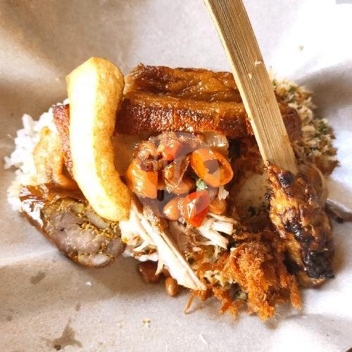 Nasi Campur Babi Genyol Komplit menu Warung Babi Genyol Arta Nadi, Semer