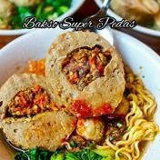 Bakso Super Pedas menu Bakso Tulangan Bandung, Gelogor Carik