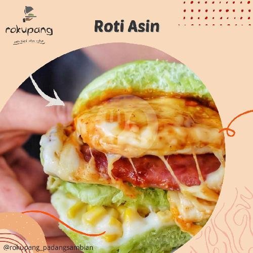 Roti Kukus/Panggang Telur Smoked Beef menu Rokupang Padangsambian
