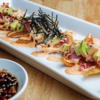 Poke Nachos menu TYGR Sushi, Pantai Berawa