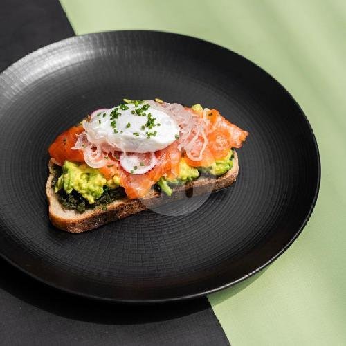 Avocado Toast Smoked Salmon menu Dispensary By Body Factory, Canggu