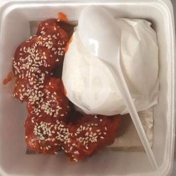 Huhah Wings + Rice menu Chicken Huhah, Mataram