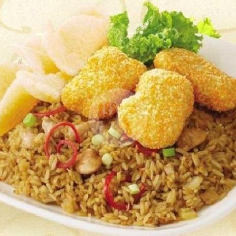Nasi Goreng Nugget menu Nasi Goreng Khas Jakarta Bu Dennis, Semer Raya