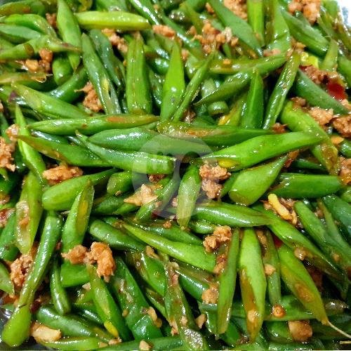Buncis sechuan menu warung Juara Rasa, Puri Gading