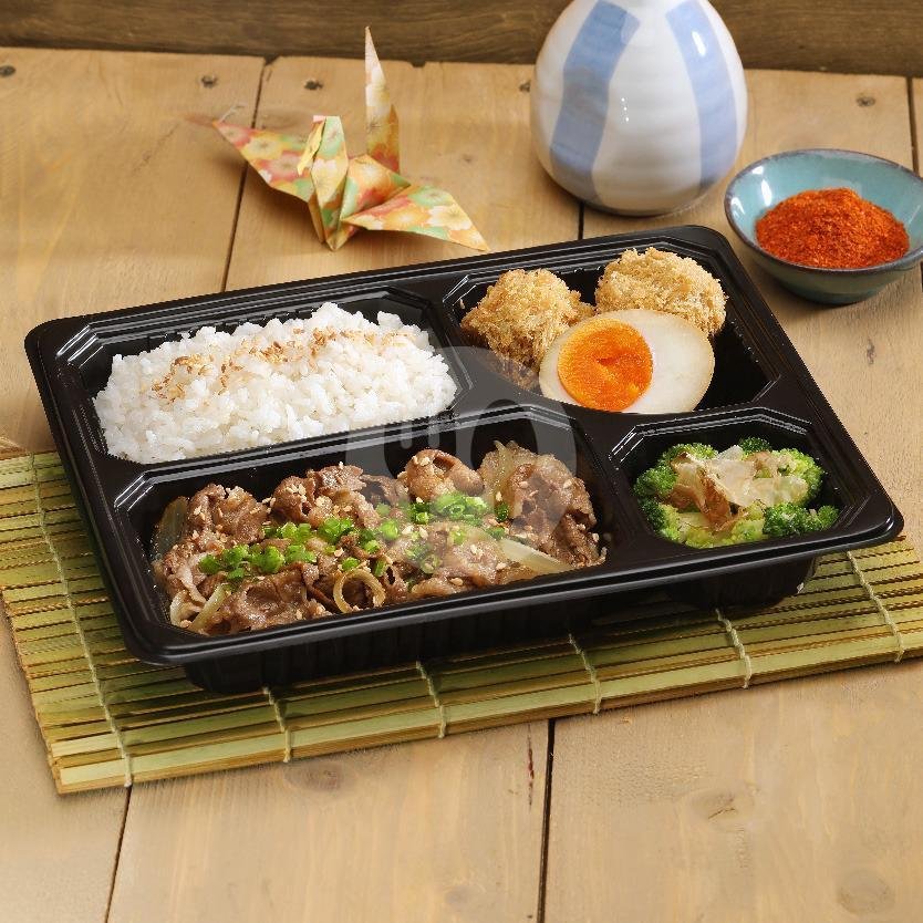 Beef Teriyaki & Broccoli Bento menu Kimukatsu, Living World Bali