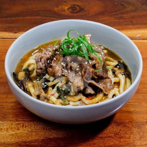 Beef Curry Udon menu KONYU Coffee