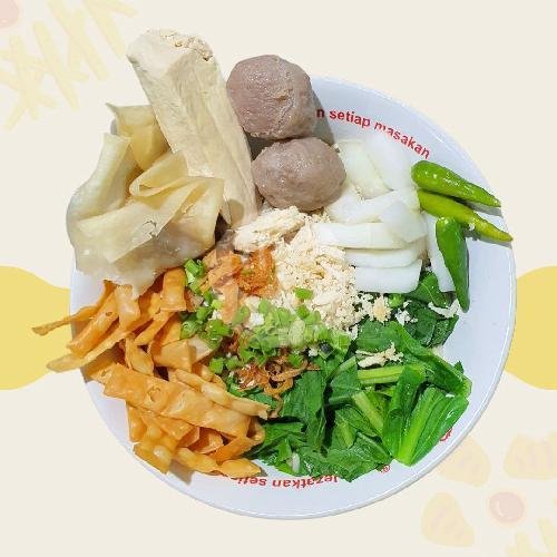 Mie Pangsit Spesial menu Mie Pangsit Ayam Malang Mbak Indi, Denpasar