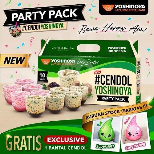Party Pack #CendolYoshinoya menu YOSHINOYA BEEF BOWL, Kuta Square