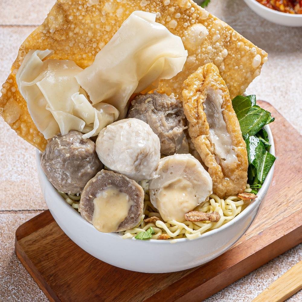 Paket Bakso Komplit menu BAKSO KEMBAR