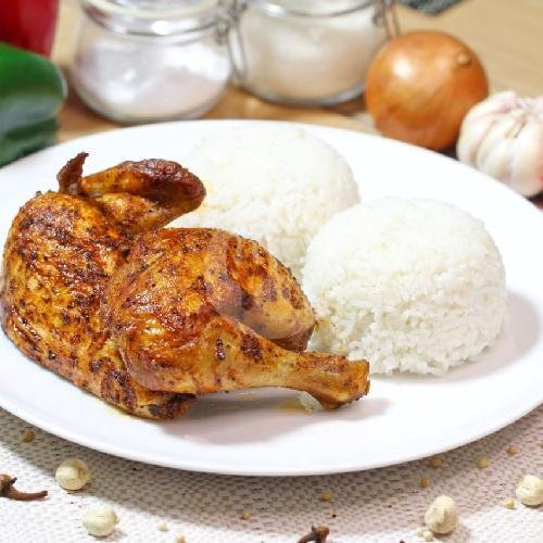 Mabar 2 Putih menu Ayam Guling Enakko, Denpasar