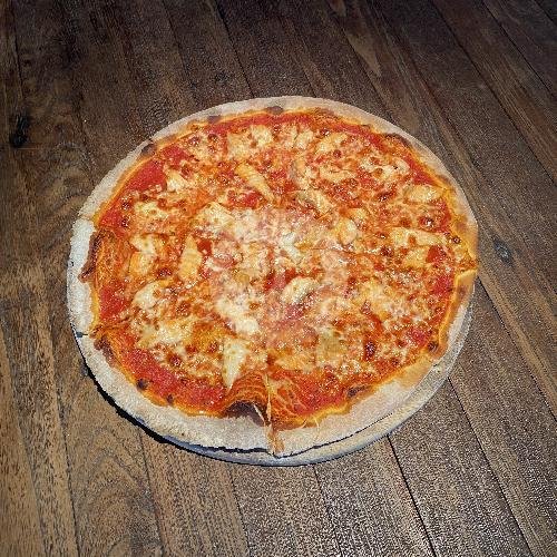 Pizza Con Salmone menu Rustica Cuciana Italiana, Batu Belig