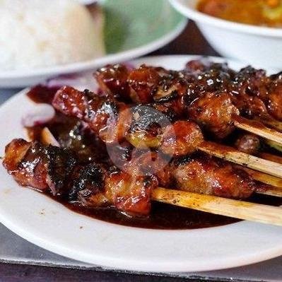Sate Kambing (bumbu Kecap) menu Sop Kaki Kambing & Sate Kambing Tiga Saudara, Jimbaran