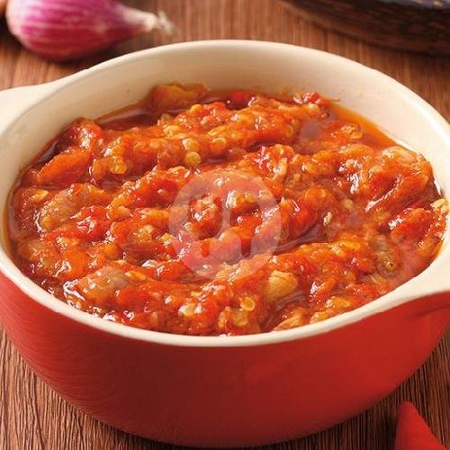 Sambal Lalapan menu Kubu Kitchen, Lalapan Ayam Bakar Dan Ayam Geprek, Cokroaminoto