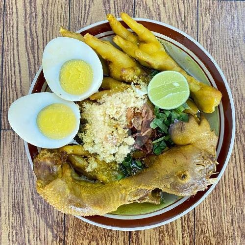 Soto Ceker Kepala Telur menu Soto Ayam Gado Gado Lalapan Depot Pak Genk, Bukit Sari